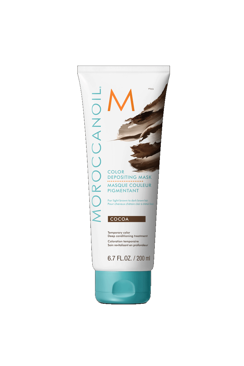 מסכת צבע זמני לשיער - קקאו (COCOA)-moroccanoil שמן מרוקאי 