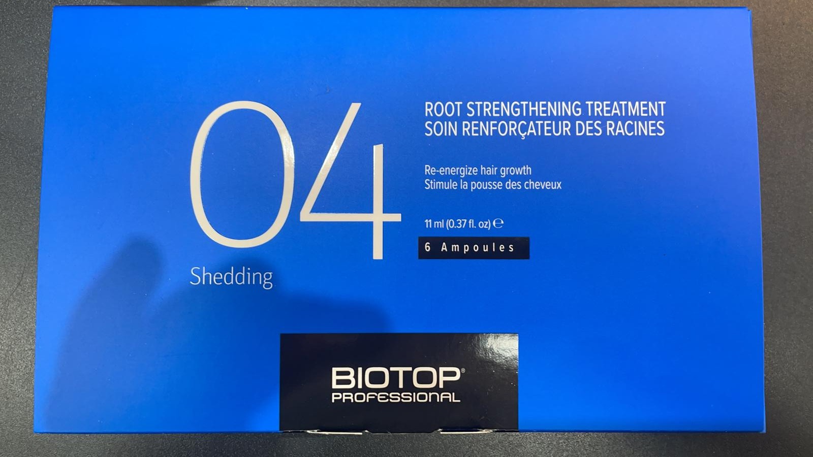 SHEDDING אמפולות 04  לשיער  6 יחידות -biotop ביוטופ