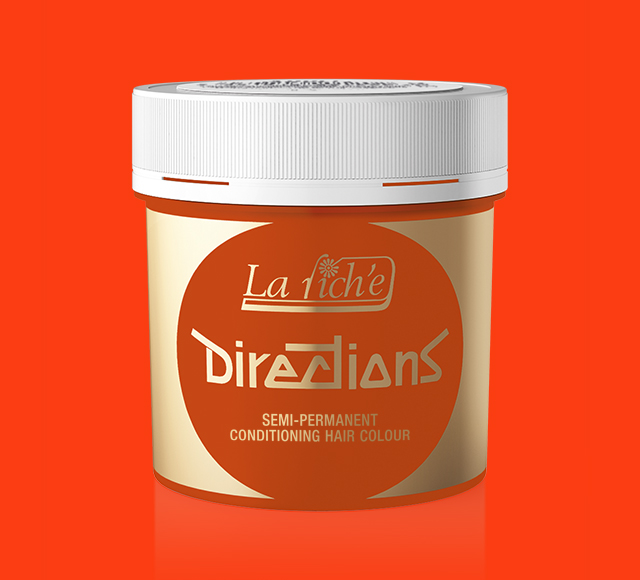 צבע כתום קלמנטינה זמני לשיער לה ריצ'