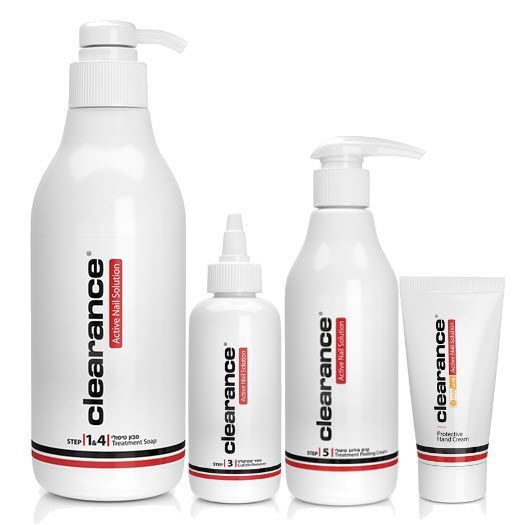 קלירנס ערכה למניקור 4 מוצרים 5 שלבים