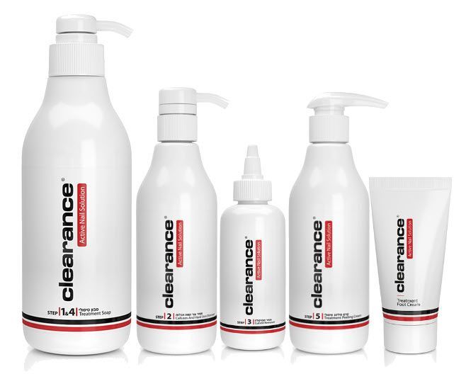 קלירנס ערכה לפדיקור 5 מוצרים 6 שלבים